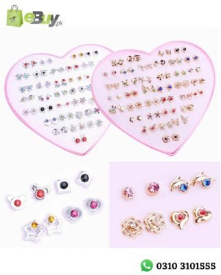 Mix Studs Earrings Set Box Online At Best Price In Pakistan