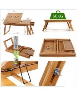 Multipurpose Foldable Laptop Wooden Table in Pakistan