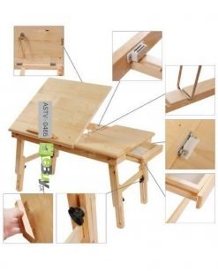 Multipurpose Foldable Laptop Wooden Table in Pakistan