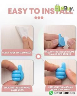 Multipurpose Thumb Wall Hook Pack of 10 Online At Best Price In Pakistan