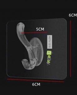 Multipurpose Transparent Wall Hook online in Pakistan