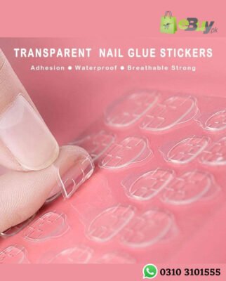 Nail Glue Stickers Sheet Transparent 12 Sheets Price In Pakistan