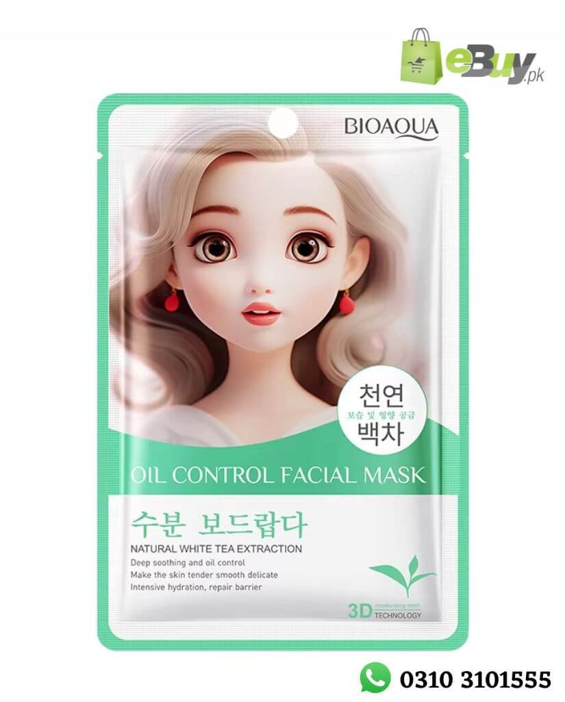 Oil Control Facial Mask With Natural White Tea Extraction At Best Price In Pakistan