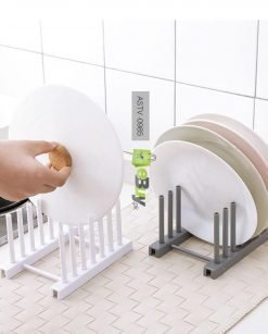 Plastic Draining Dish Rack Kitchen Drying Dish Holder 2