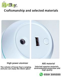 Portable Air Humidifier Diffuser Mini Desktop USB Humidifier With Led Night Light Online At Best Price In Pakistan