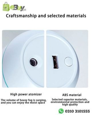 Portable Air Humidifier Diffuser Mini Desktop USB Humidifier With Led Night Light Online At Best Price In Pakistan