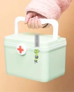 Portable Compact First Aid Box Home Emergency Medicine Medical Box Online At Best Price In Pakistan