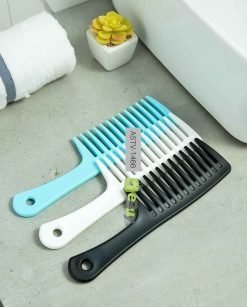Portable Plastic Wide Tooth Comb With Handle Online In Pakistan