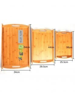 Rectangular Bamboo Tray (Pack Of 3) At Best Price In Pakistan 4