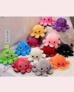 Reversible Happy Sad Mood Octopus Soft Plush Toy online at best price in Pakistan