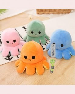 Reversible Happy Sad Octopus Soft Plush Toy at best price in Pakistan