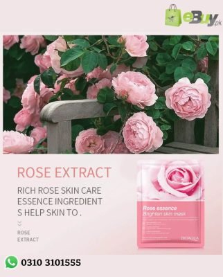 Rose Essence Brighten Skin Moisturizing Face Sheet Mask Online At Best Price In Pakistan