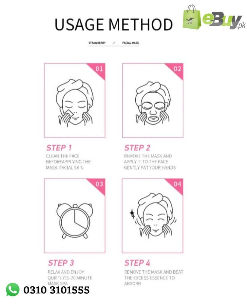 Rose Essence Brighten Skin Sheet Mask At Best Price In Pakistan