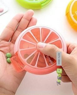 Rotating Fruit Pill Box Travel Medicine Tablet Organizer Online In Pakistan