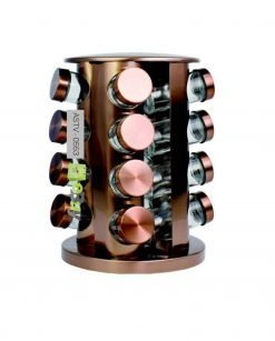 Rotating Stainless Steel Spice Rack Set of 16 Glass Spice Jars At Best Price In Pakistan 6