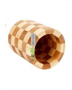 Round Wooden Bamboo Spoon Holder In Pakistan