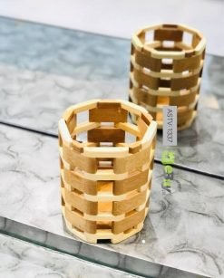 Round Wooden Spoon Holder at Best Price in Pakistan