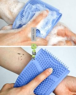 Silicone Back Bath Scrubber Soft Body Exfoliating Massage Brush