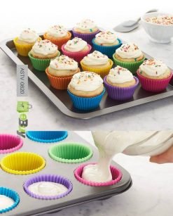 Silicone Baking Cups Cupcake Molds Reusable at Best Price In Pakistan