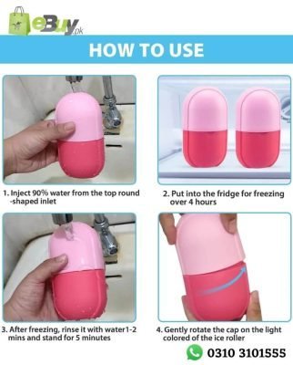 Silicone Facial Ice Roller Skin Care Reusable In Pakistan