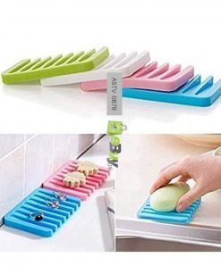 Silicone Soap Dish Flexible Holder Self Drainer at best price in Pakistan