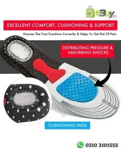 Silicone Sports Shoe Insoles At Best Price In Pakistan