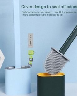 Silicone Toilet Brush & Holder Deep Cleaning Brush Set Online Price In Pakistan