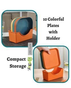 Snack Serving Plates with Stand Best Price In Pakistan