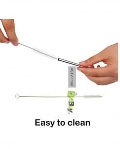 Steel Straws Set with Cleaning Brush at best price in Pakistan