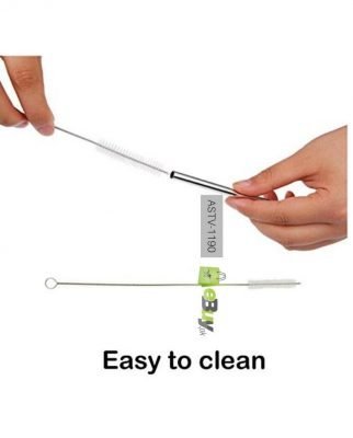 Steel Straws Set with Cleaning Brush at best price in Pakistan