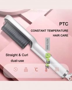 Straightener Curler Brush 2 in 1 at best price in Pakistan