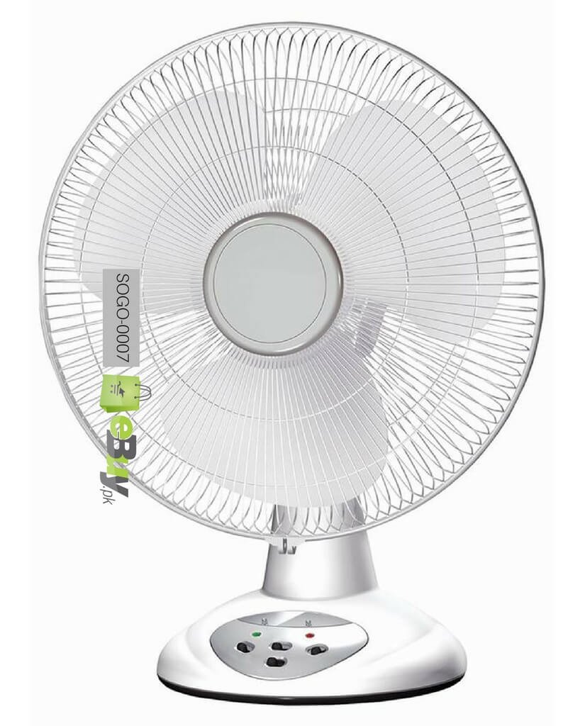 Strong Wind Rechargeable Fan Online in Pakistan