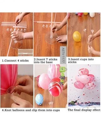 Table Balloon Stand Kit Clear Balloon Holder For Decoration Online Price In Pakistan