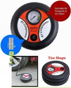 Tire Shape Mini Air Compressor Online in Pakistan