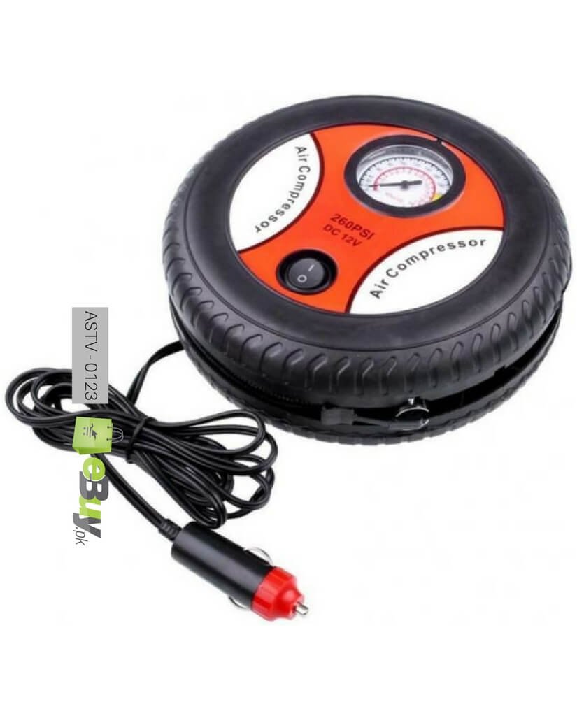 Tire Shape Mini Air Compressor Online in Pakistan