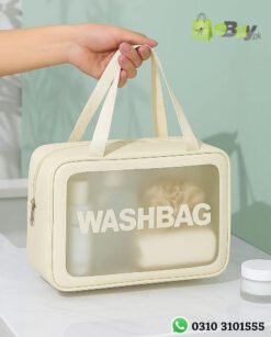 Transparent Travel Wash Bag - Large at Best Price In Pakistan