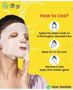 Turmeric Brightening Repair Skin Nourishing Plant Extract Facial Mask Online At Best Price In Pakistan