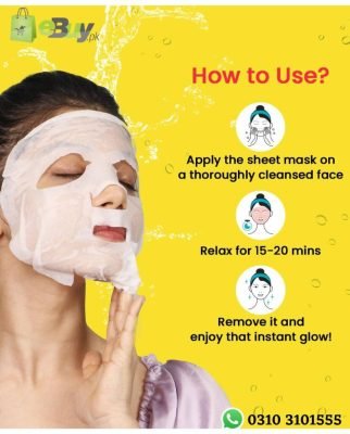 Turmeric Brightening Repair Skin Nourishing Plant Extract Facial Mask Online At Best Price In Pakistan