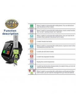 U8 Bluetooth Smart Watch Online At Best Price in Pakistan