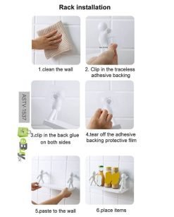 Wall Hanging Stick Man Shelf Storage Rack Price In Pakistan