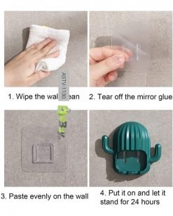 Wall-Mounted Cactus Toothbrush Holder Online In Pakistan