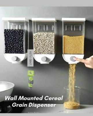 Wall-Mounted Cereal Dispenser Grain Food Storage Organizer Online at Best Price In Pakistan