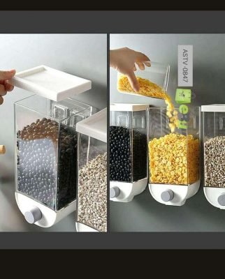 Wall-Mounted Cereal Dispenser Grain Food Storage Organizer Online at Best Price In Pakistan