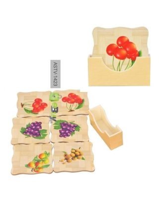 Wood Bamboo Tea Coasters Set Online in Pakistan