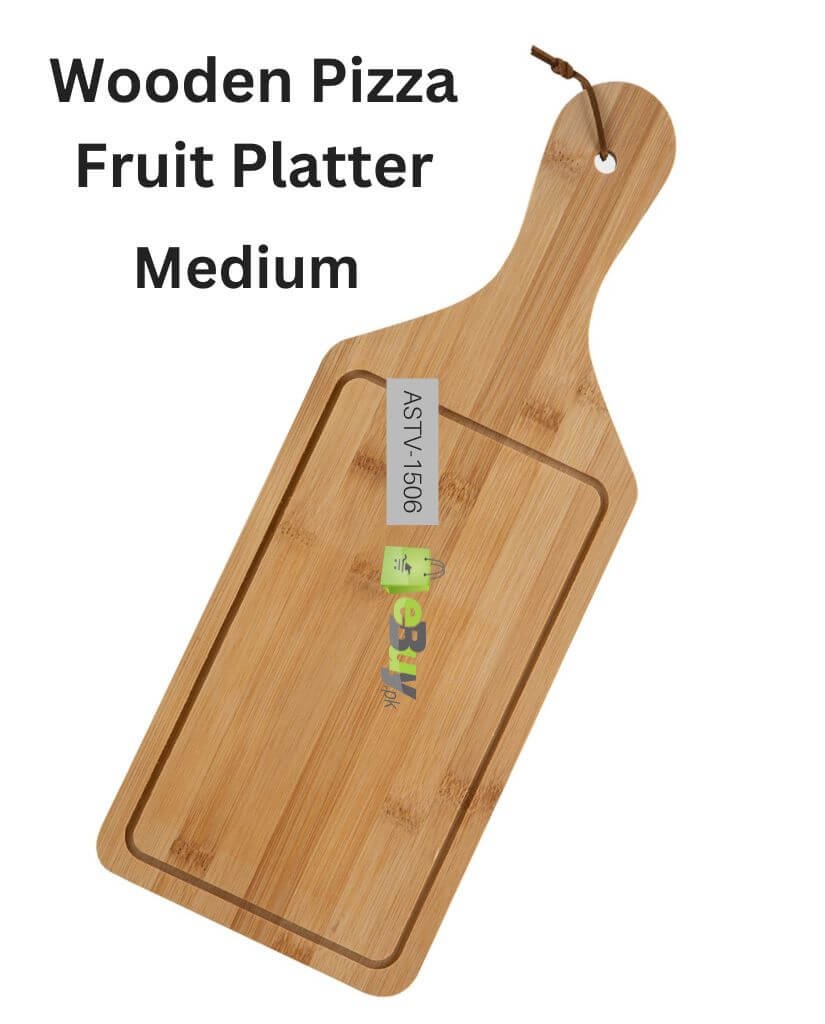 Wooden Fruit Pizza Platter Medium Online At Best Price In Pakistan