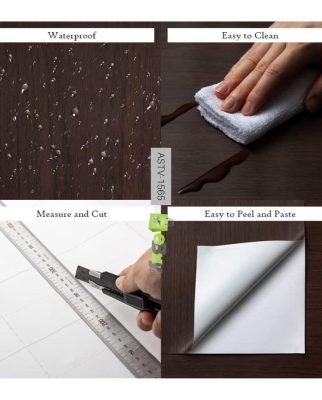 Wooden Sticker Sheet Waterproof Self-Adhesive Wallpaper Online At Best Price In Pakistan