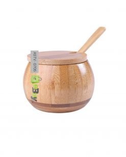 Wooden Sugar Jar With Spoon At Best Price In Pakistan 2