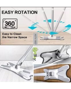 X Twist Microfiber Mop 360 Rotating Head Flat Self-Wringing Squeeze Mop Online At Best Price In Pakistan